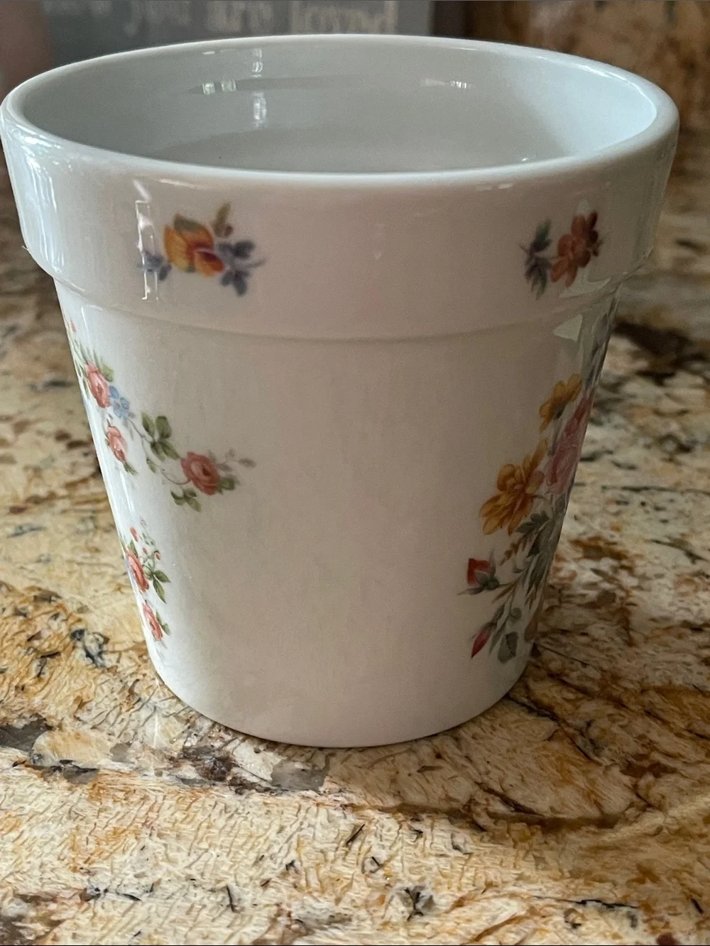 VINTAGE FRANCE! Limoges White Porcelain Flower Pot